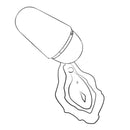 Romp - stimolatore clitorideo gratuito con coperchio, 10 livelli, ricaricabile, viola