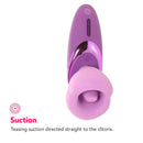 Fantasy for her - vibratore a succhia-pleasure viola
