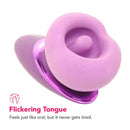 Fantasy for her - vibratore a succhia-pleasure viola