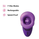 Fantasy for her - vibratore a succhia-pleasure viola