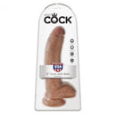 King cock - dildo realistico con testicoli 22,8 cm