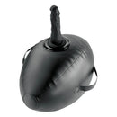 Fetish fantasy series - body dock sfera dell'amore gonfiabile con dildo nero 41,9 cm