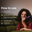 Lelo - ina vibratore a spinta rabbit viola