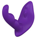 She.e.o - stimolatore anale vibrante rotante con telecomando viola