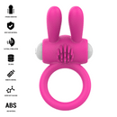 Intense - anello vibrante per pene hopps con stimolazione clitoridea rosa