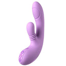 Fantasy for her - vibratore a coniglio viola per la consultazione del punto g e del clitoride (intimotion flutter pro)