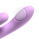 Fantasy for her - vibratore a coniglio viola per la consultazione del punto g e del clitoride (intimotion flutter pro)