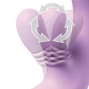 Fantasy for her - vibratore a coniglio viola per la consultazione del punto g e del clitoride (intimotion flutter pro)