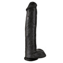 King cock - dildo realistico con testicoli 38 cm nero