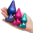 Romp - kit per allenamento anale luster s/m/l con base a forma di cuore