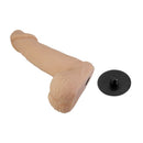 Pretty love - imbracatura zane con dildo flessibile 17 cm ø 4,3 cm naturale