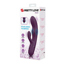 Pretty love - zach vibratore a coniglio ricaricabile con 5+5 funzioni
