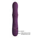 Pretty love - zach vibratore a coniglio ricaricabile con 5+5 funzioni