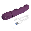 Pretty love - zach vibratore a coniglio ricaricabile con 5+5 funzioni