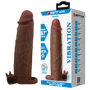 Pretty love - xerxes vibrante per pene, 22 cm ø 4,5 cm, marrone