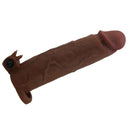 Pretty love - xerxes vibrante per pene, 22 cm ø 4,5 cm, marrone