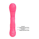 Pretty love - massaggiatore a doppia estremità ricaricabile tramite usb verity