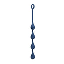 Mr play - perle anali in silicone blu taglia m 33 cm