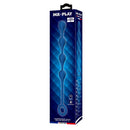 Mr play - perle anali in silicone blu taglia m 33 cm