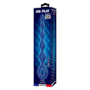Mr play - perle anal in silicone blu e plug anal 20,4 cm