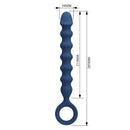 Mr play - perle anal in silicone blu e plug anal -ø- 3,4 cm - 28,5 cm