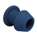 Mr play - jack blue plug anale cavo in silicone taglia m