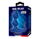 Mr play - plug anale ergonomico blu