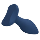 Mr play - plug anale conico in silicone blu l