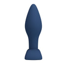 Mr play - plug anale conico in silicone blu l