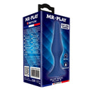 Mr play - plug anale slim in silicone blu taglia s