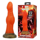 Power monsters - blazeheart charger fantasy dildo in silicone 18,5 cm ø 4,5 cm
