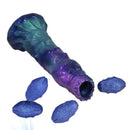 Power monsters - duskwalker sentinel tricolor dildo gonfiabile in silicone fantasy 23 cm ø 5 cm