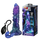 Power monsters - duskwalker sentinel tricolor dildo gonfiabile in silicone fantasy 23 cm ø 5 cm