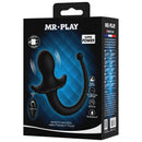 Mr play - vibratore anale e perineo con telecomando wireless, nero