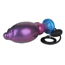 Power monsters - rift titan bicolore dildo gonfiabile in silicone fantasy 24 cm ø 5 cm