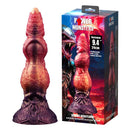 Power monsters - savage beastlord tricolor fantasy dildo in silicone 24 cm ø 5 cm