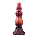 Power monsters - savage beastlord tricolor fantasy dildo in silicone 24 cm ø 5 cm