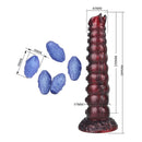 Power monsters - voidclaw brute dildo gonfiabile in silicone bicolore fantasy 29 cm ø 5.7 cm