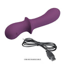 Pretty love - vibratore ricaricabile abigail 10 funzioni viola