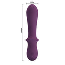 Pretty love - vibratore ricaricabile abigail 10 funzioni viola