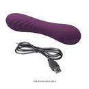Pretty love - vibratore ricaricabile alexisrose 10 funzioni viola