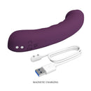 Pretty love - vibratore ricaricabile amara 10 funzioni viola