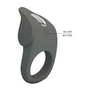 Pretty love - anello vibrante in silicone flessibile ricaricabile