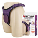 Pretty love - slip universali con imbracatura strap-on viola e nero