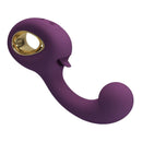 Pretty love - brynnlee vibratore ricaricabile con stimolatore orale, 10 vibrazioni e 5 funzioni di leccata, viola