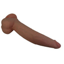 Pretty love - cuthbert dildo flessibile realistico 20 cm ø 5 cm tpe marrone