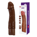 Pretty love - donald vibratore realistico 19,5 cm ø 4 cm marrone