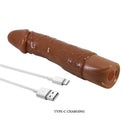 Pretty love - donald vibratore realistico 19,5 cm ø 4 cm marrone