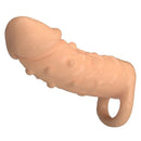 Pretty love - manicotto di estensione del pene dort 14 cm ø 4 cm naturale