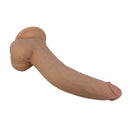 Pretty love - dildo flessibile realistico ellcument 18 cm ø 4.5 cm tpe naturale
